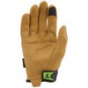 Lift Safety GRUNT Glove Brown Synthetic Leather with TPR Guards GGT-17BRBRL